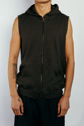 Sleeveless Zipper Hoodie 100