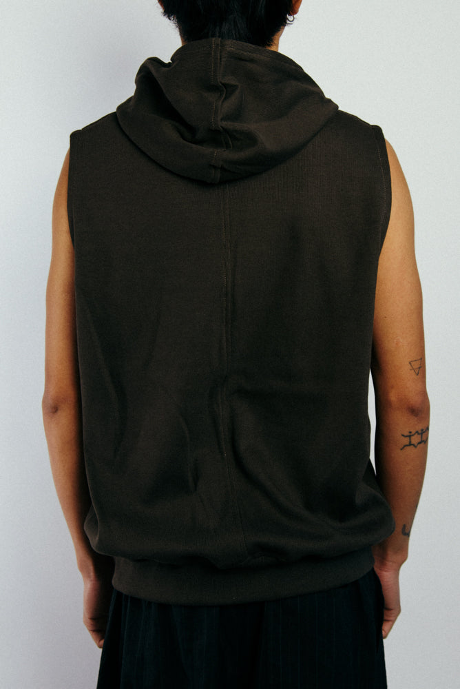 Sleeveless Zipper Hoodie 100